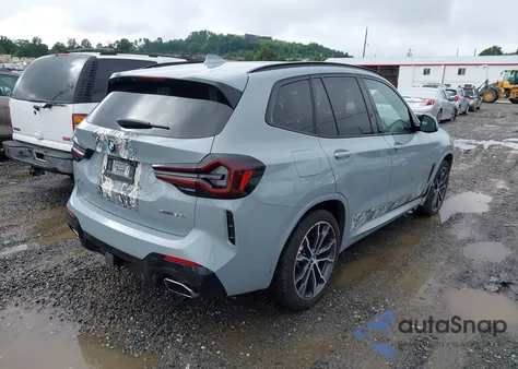 2022 BMW X3 xDrive30I из США, поврежденный, VIN 5UX53DP09N9K21463